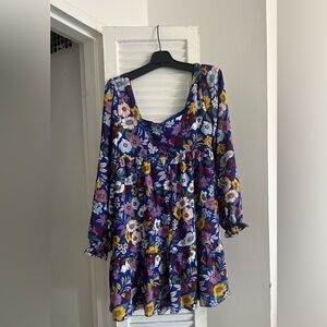 Blue comb dress. NWT